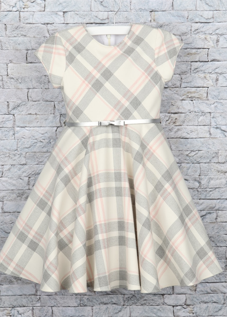 Luli and Me Plaid Girl Dress